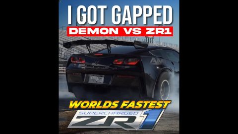 That time I got GAPPED by the World's Fastest ZR1 Corvette | Dodge Demon vs Corvette ZR1 Drag Racing