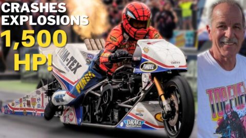 The Story Behind the World’s Most Astonishing Motorcycle - Larry “Spiderman” McBride 5.50 265 mph!