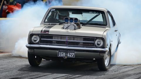 V8 street & race cars @ Calder Park drags - Aug 24th