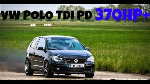 VW POLO TDI PD 370HP+ FAST FWD - TURBO 2570... @ CZ DRAG RACING  @ DIESELPOWER |VORY TDI