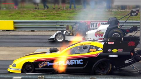 World's Loudest Nitro Chaos Drag Racing Top Fuels Funny Cars Altered Dragsters at Eddyville Raceway