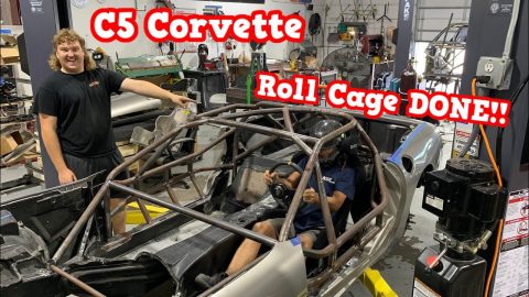 "Destroyed" C5 Corvette Roll Cage Progress!! (Pretty Much Done!!)