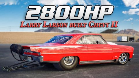 "There's NO WAY that car went that FAST that QUICKLY!" | Larry Larson built Chevy II