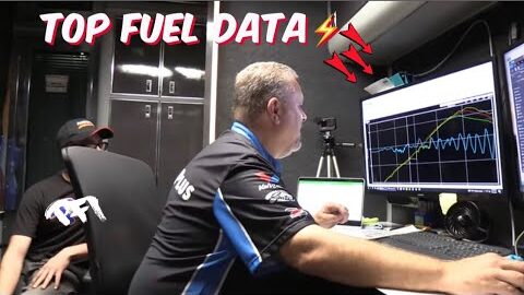 10,000hp Data!! Inside the trailer! Top Fuel Dragsters on the Mountain!