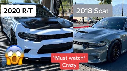 2020 R/T VS 2018 Scat ( No Chance!) #dodge #mopar #race