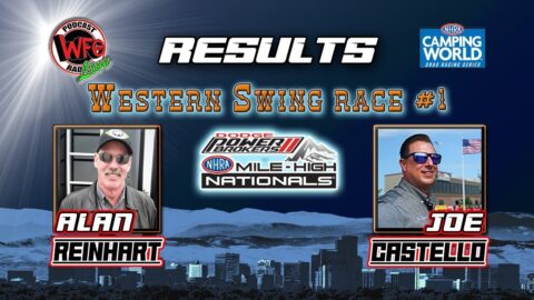 Dodge Powerbrokers Mile-High Nationals results with Alan Reinhart and Joe Castello