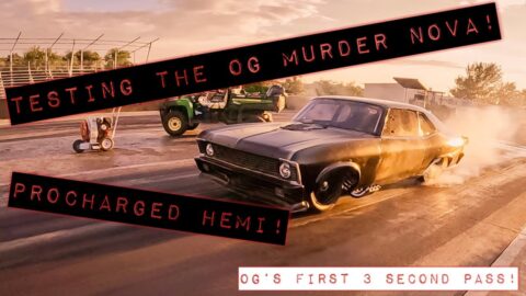 First Test Session With the Procharged Hemi Combo in the OG Murder Nova!