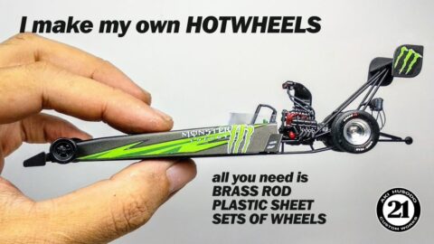 HOW TO MAKE YOUR OWN HOT WHEELS - TOP FUEL DRAGSTER 1/64 SCALE
