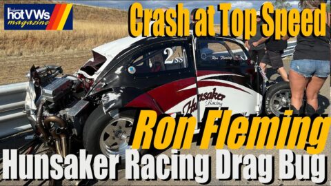 INSANE CRASH! Ron Fleming Hunsaker Racing Drag Bug Crashed at Bugorama #87 Sacramento, California