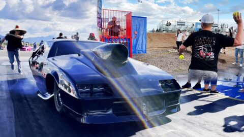 My fiance beat Ryan Martin but crashed her car, we went rounds & dunked Swanstrom in the dunk tank!