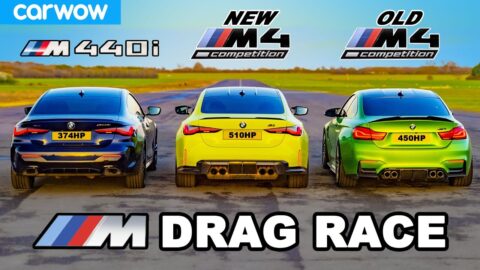 New BMW M4 v Old M4 v M440i - DRAG RACE