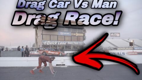 Racing A Drag Car: Man Vs Dragster!