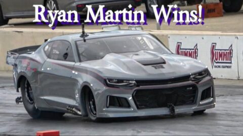 Ryan Martin Procharged Camaro Wins!
