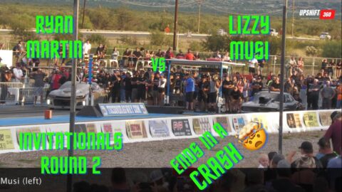 Street outlaws NPK Tucson: Ryan Martin Vs Lizzy Musi end in a crash