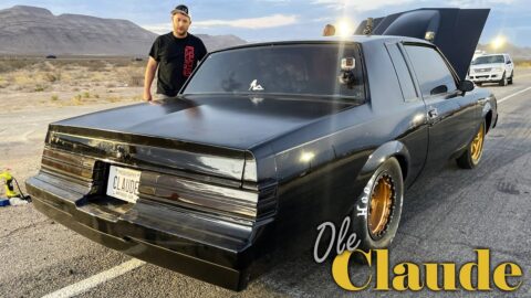 Street racing Claude Banks Regal vs 30 Las Vegas locals for Street Outlaws End Game
