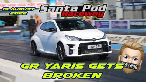 Taking the GR Yaris to the Drag Strip, and it Breaks.