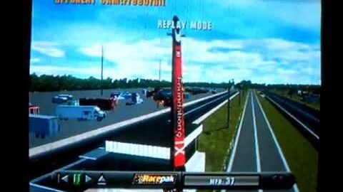 Top Fuel Dragster / Space Shuttle lift off in NHRA countdown to the championship!