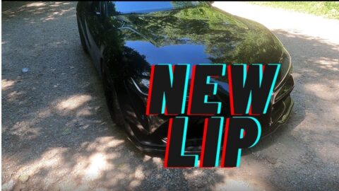A91 Toyota Supra New Front Lip Installed +Drag racing
