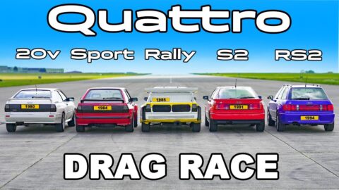 Audi Quattro DRAG RACE