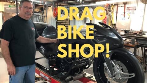 CNC MACHINE in ACTION at DRAG BIKE SHOP PUSHING PRO MOD DRAG BIKE MOTORCYCLE PERFORMANCE NEXT LEVEL!