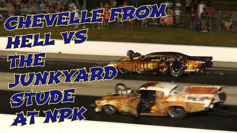 Chevelle From Hell VS Junkyard Stude Street Outlaws No Prep Kings 2022 NPK Drag Racing Brandon
