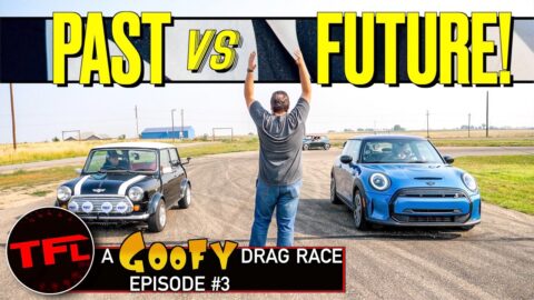 Classic vs Electric vs JCW vs Race Car Mini Drag Race - Which One Is The Quickest?