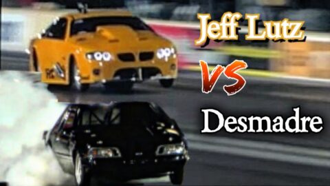 Jeff Lutz vs Small Tire Turbo Coyote Mustang!!