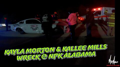 Kayla Morton crashes into Kallee Mills @ NPK Alabama- After The Wreck & More! Mills get it fixed!