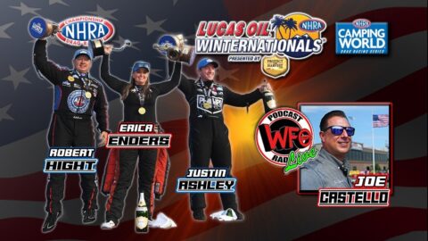 Lucas Oil NHRA Winternationals winners Justin Ashley, Robert Hight and Erica Enders go WFO Live