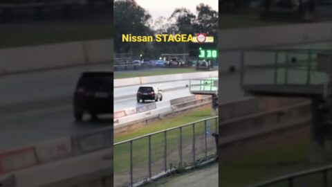 Nissan Stagea Drag Race