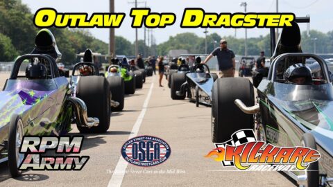Outlaw Drag Racing Top Dragster Eliminations OSCA at Kil Kare Raceway