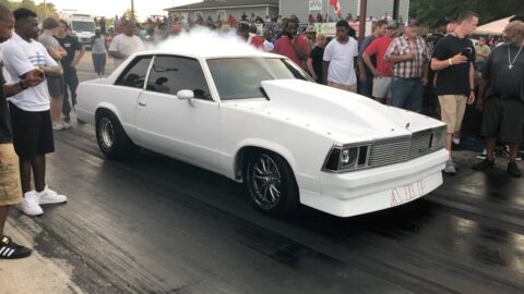 SO MANY SUPER FAST SMALL BLOCK NITROUS CARS WERE AT THIS DRAG RACING EVENT