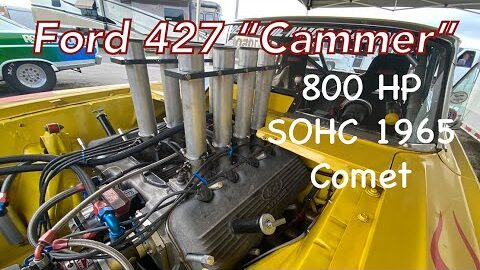 The Last 427 "Cammer" SOHC Ford - OUTLAWED By NASCAR, Kurt Neighbor's '65 Comet Is Still Racing!