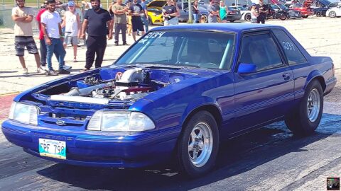 The Sonicstang's First Race in Nearly a Decade! | S475 Turbo 5.3 LS Mustang Drag Racing