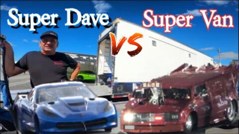 Turbo Ls Corvette vs Blown Van!!