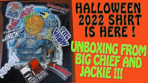 Unboxing from Big Chief and Jackie!!! Halloween 2022 shirt Street Outlaws No Prep Drag Racing NPK