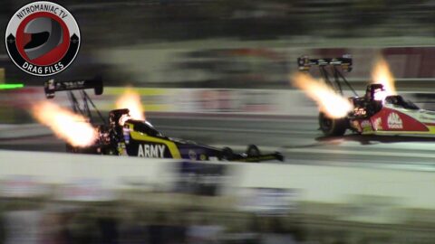 2017 NHRA Toyota Nationals @ LVMS (Part 11 - Top Fuel Qualifying session 2 Highlights)
