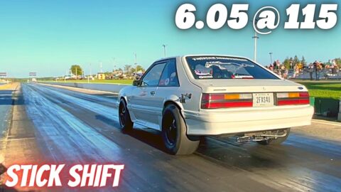 6.05 @ 115 On3 Turbo 408 Stroker Stick Shift Mustang STREETCAR