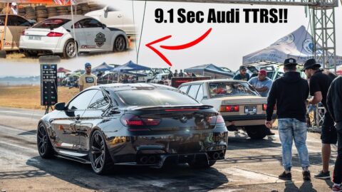 9.1 Sec Audi TTRS !! 011 Street Society Cash Days Drag Racing at Redstar Raceway