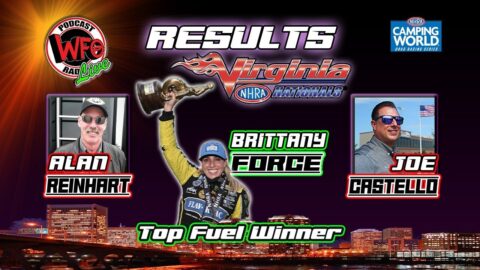 Brittany Force joins Joe Castello and Alan Reinhart following her NHRA #VirginiaNats Top Fuel win