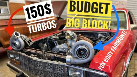 Budget twin turbo big block Fairmont drag car build