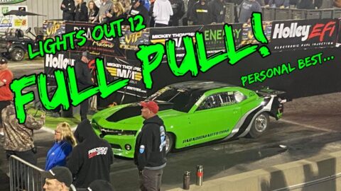 Day 2 Lights Out 12, First EVER Drag Radial FULL PULL!!!