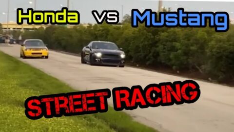 Daytime Street Racing & COPS! Turbo B16 Honda, Mustangs, Nitrous Hondas, & MORE!