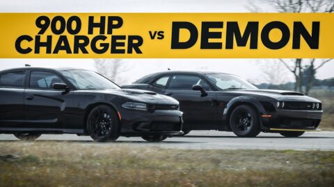 Dodge Demon vs 900 HP Hellcat Charger // Street Race Comparison!