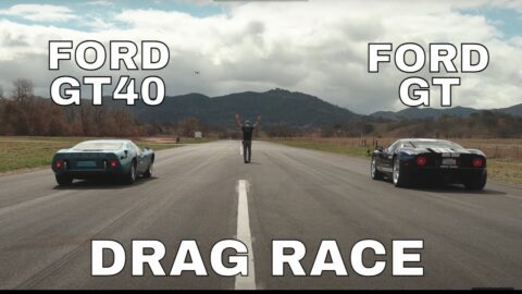 Doug DeMuro Drag Races Against Priceless Ford GT40 | Ford GT40 VS Ford GT