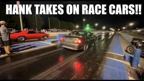 FASTER THAN WE THOUGHT!!!! Taking on RACE CARS in my Twin Turbo STREET CAR!!!