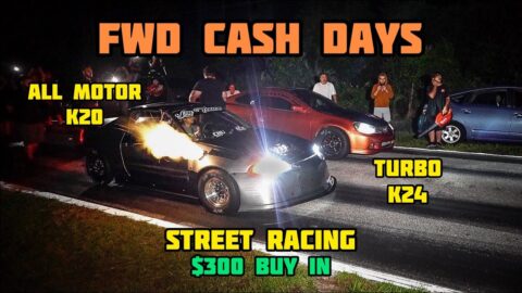 FWD CASH DAYS | ALL MOTOR K20 DEL SOL, NITROUS B20V CIVIC, TURBO K24 RSX, + MORE | C.F.RACING