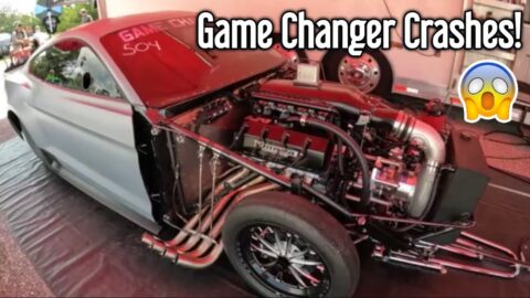 Game Changer Procharged S550 Mustang Crashes!!