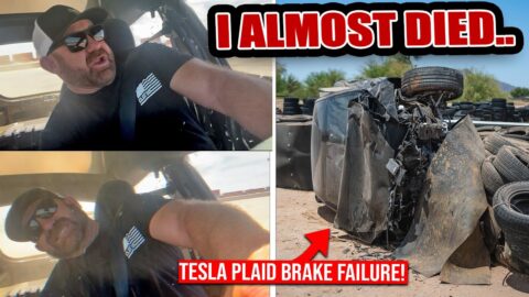 I was Almost Killed in my Tesla! Complete Brake Failure at 170mph!!!