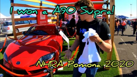 ...I won a Supra,  NHRA Pomona Drags 2020